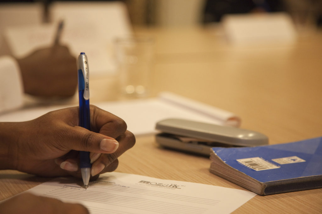Bewerbungstraining beim Verein mozaikRH