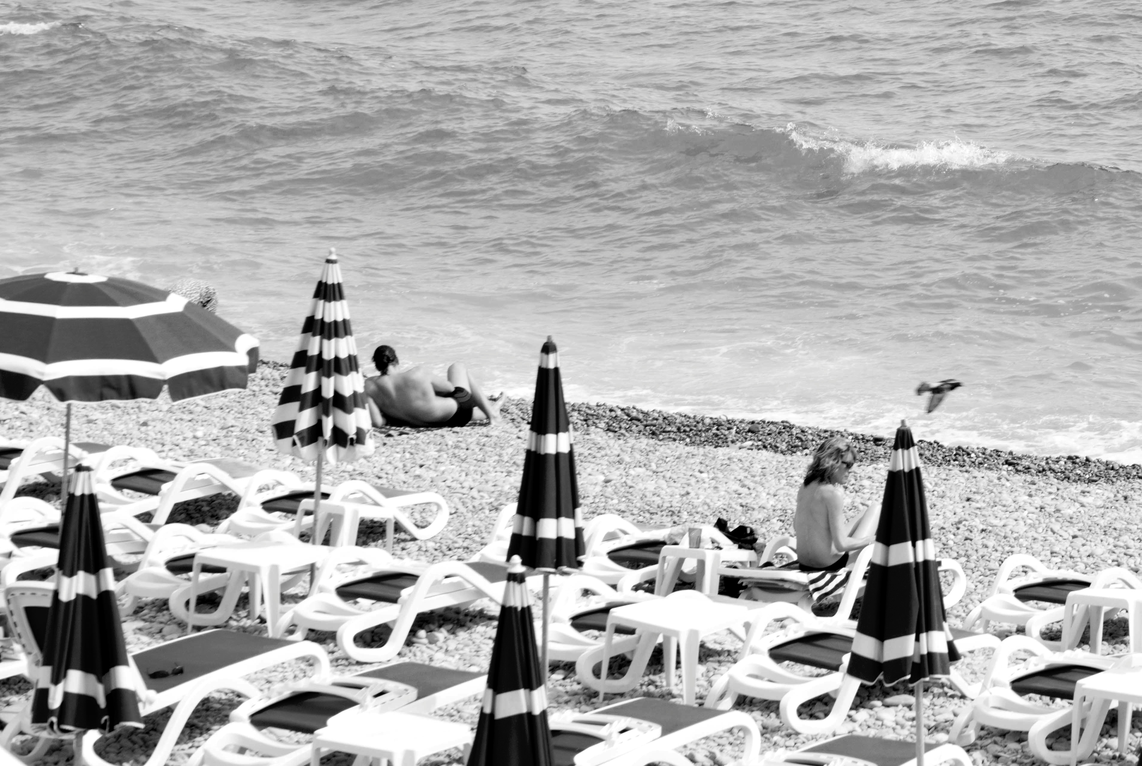 Stadtstrand in Nizza