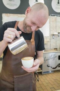 Café und Rösterei Great Coffee in Aarhus, 24.8.2016, Foto: Robert B. Fishman