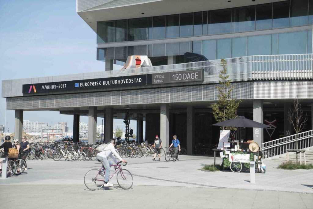 Kulturzentrum und Bibliothek Dokk 1 in Aarhus, 24.8.2016, Foto: Robert B. Fishman
