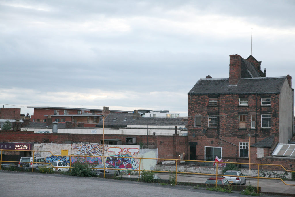 verfallende Industriebauten in Liverpool