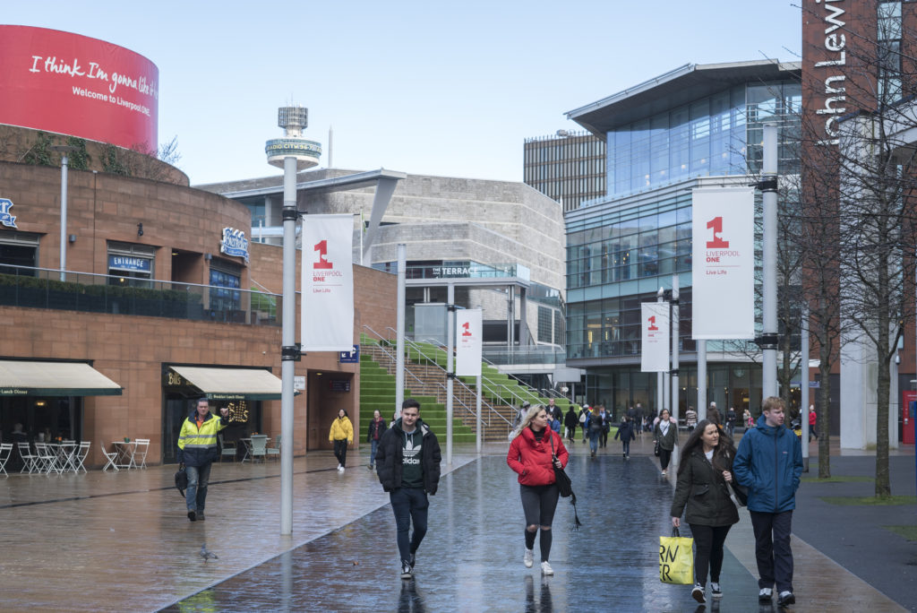 Einkaufszentrum Liverpool One in Liverpool