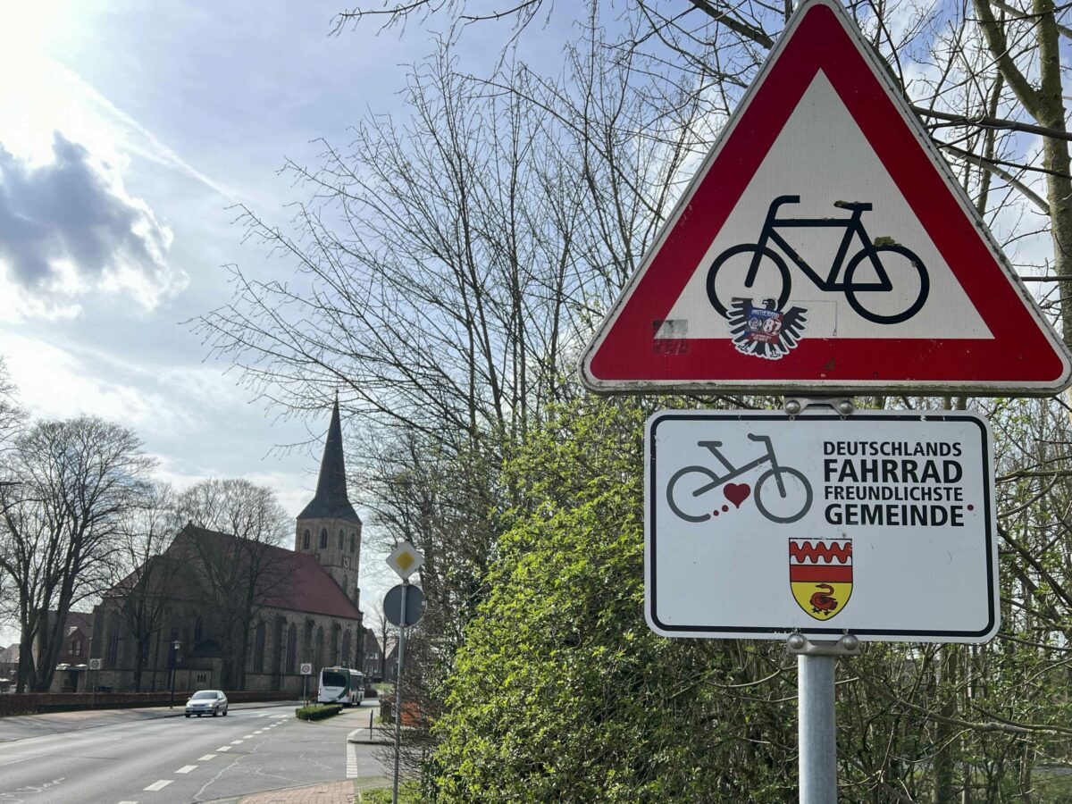 Die Gemeinde Weettringen wurde 2020 und 20222 zur fahrradfreundlichsten Gemeinde Deutschlands gewählt