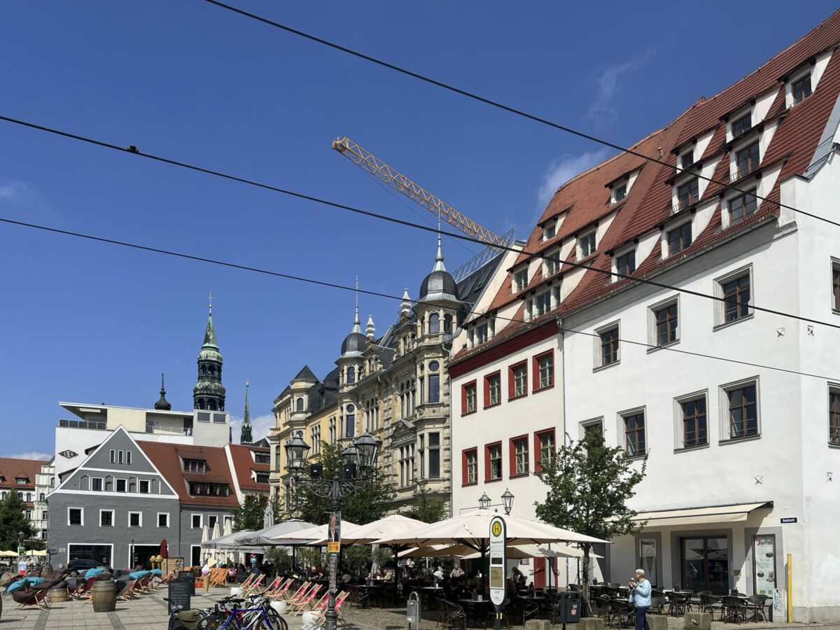 Foto vom Hauptmarkt in Zwickau